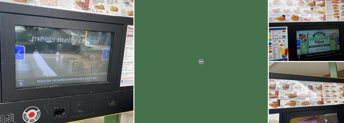 Sonic Drive-In Menu