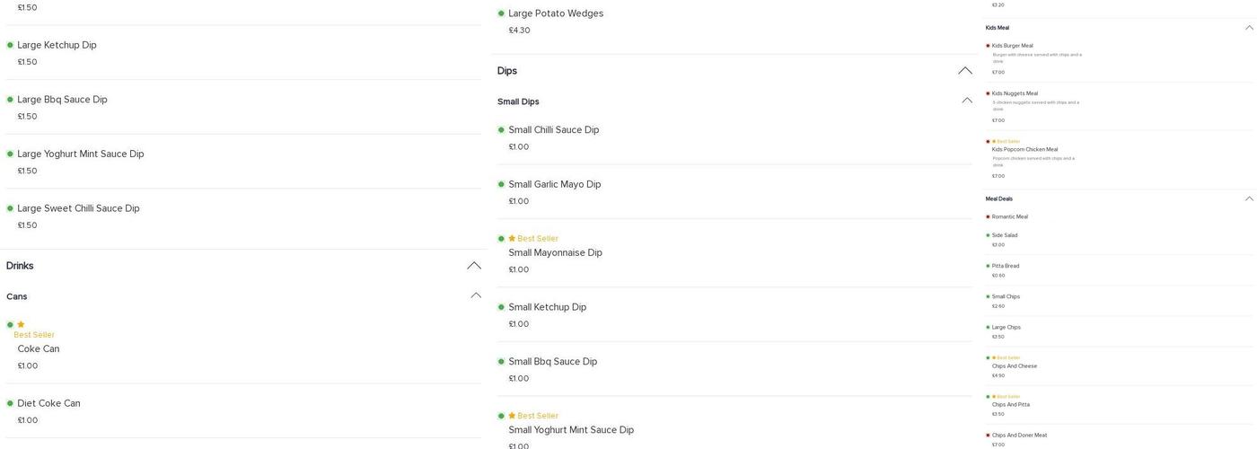 Leylam Pizza House Menu