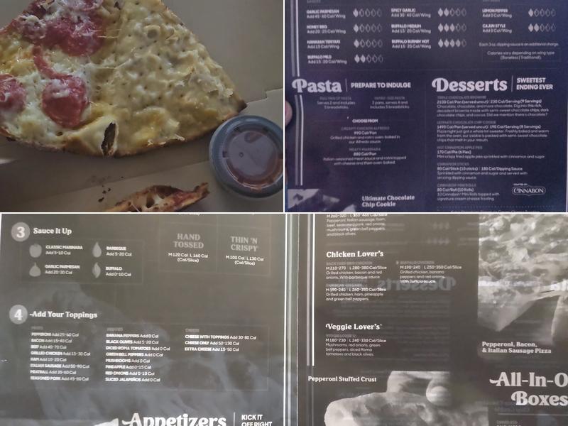 Pizza Hut Menu