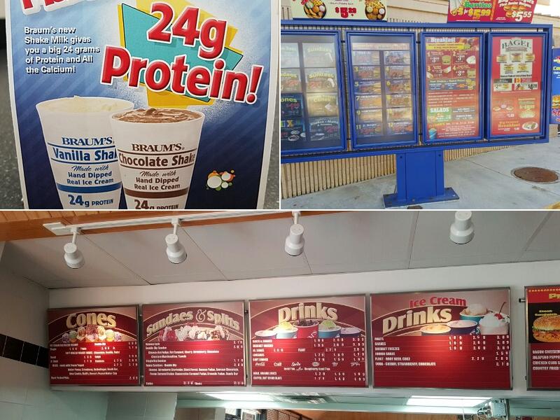 Braum's Ice Cream & Dairy Store Menu