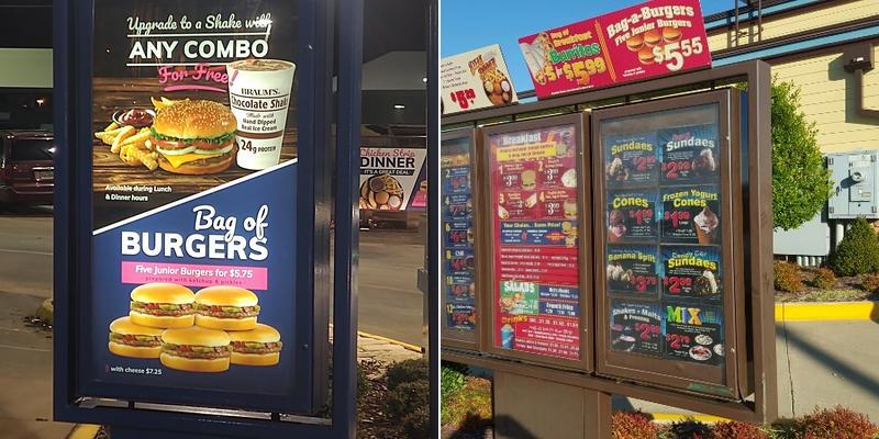 Braum's Ice Cream & Dairy Store Menu