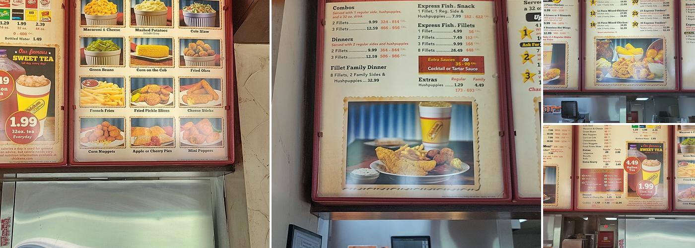 Chicken Express Denison Menu