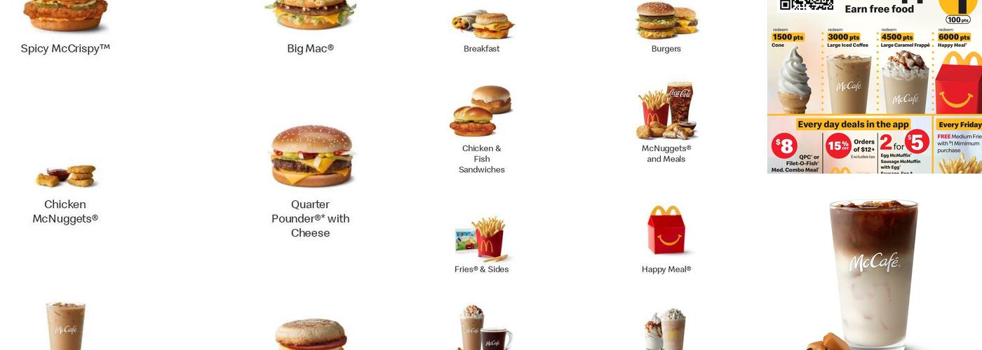 McDonald's Menu