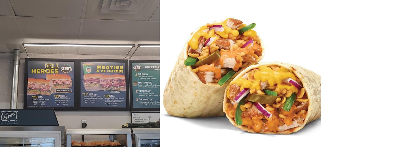 Subway Menu