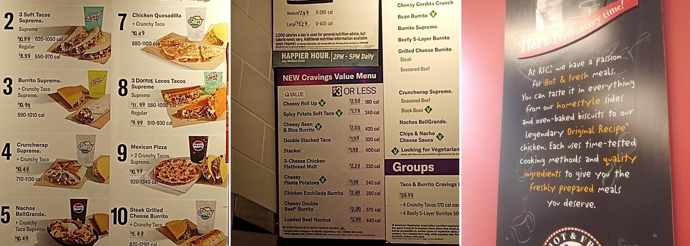 Taco Bell Menu