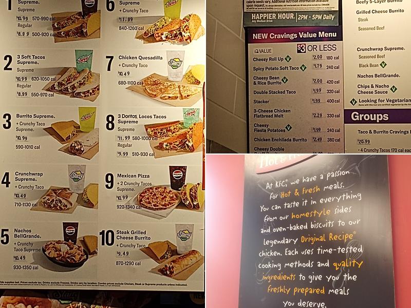 Taco Bell Menu