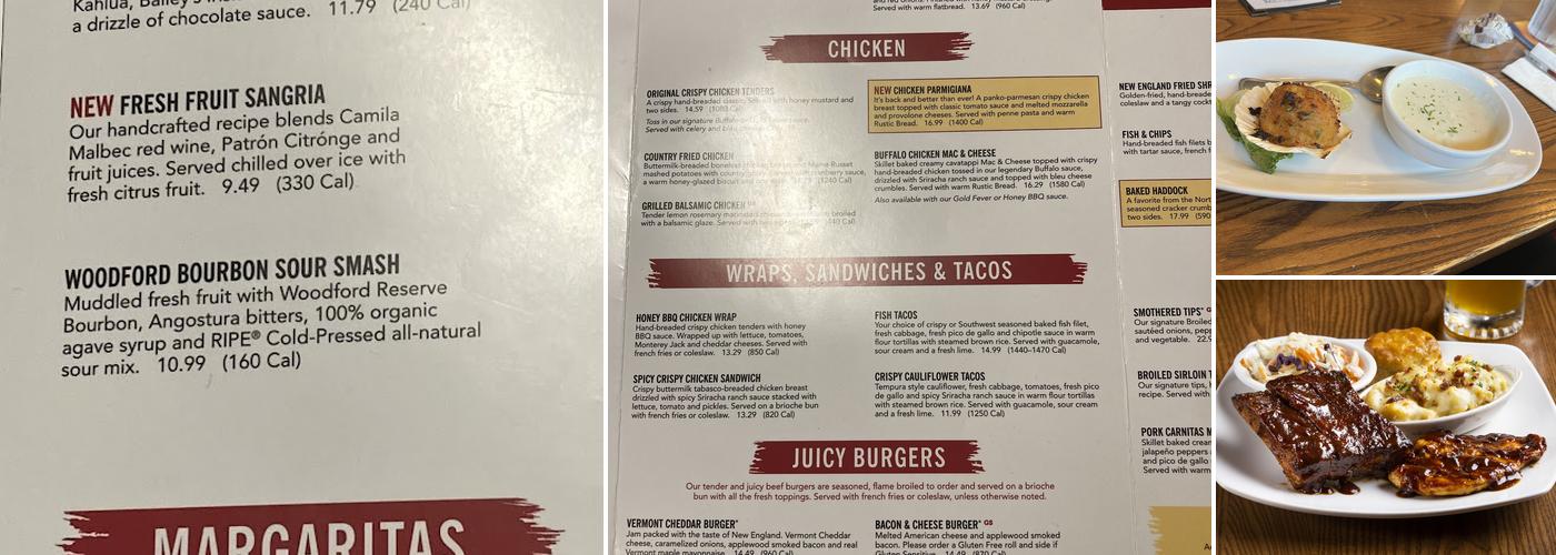 99 Restaurants Menu