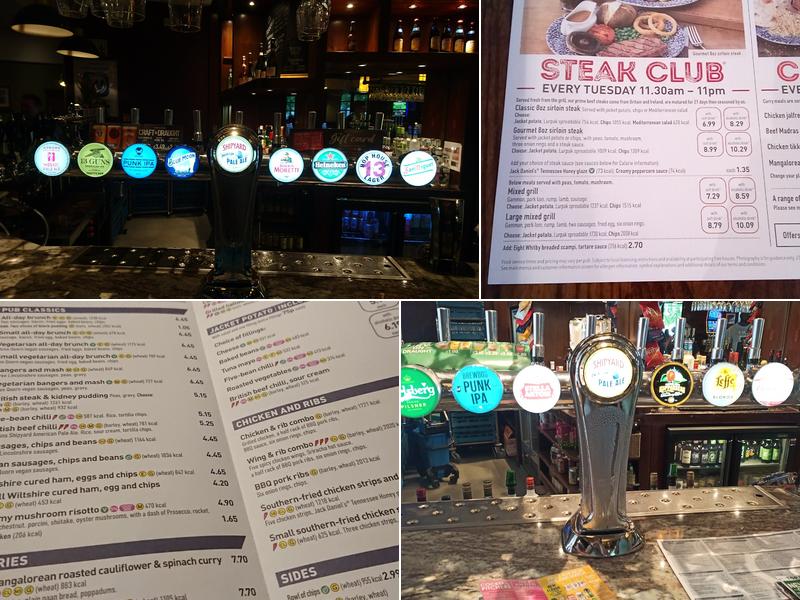 The White House - JD Wetherspoon Menu