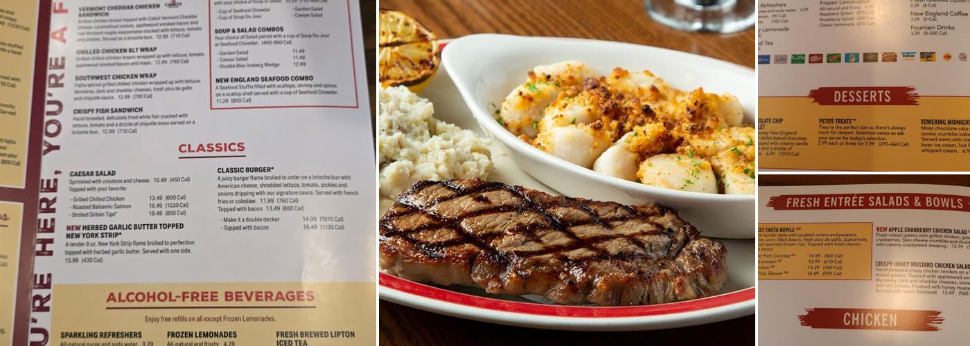 99 Restaurants Menu
