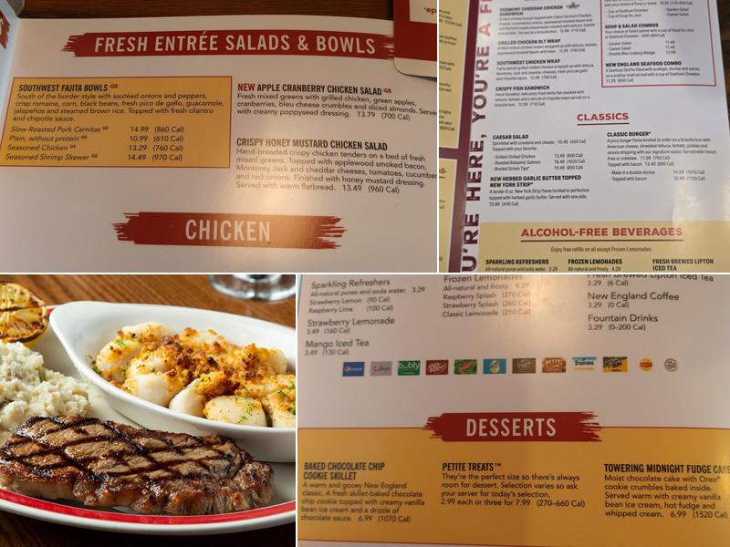 99 Restaurants Menu