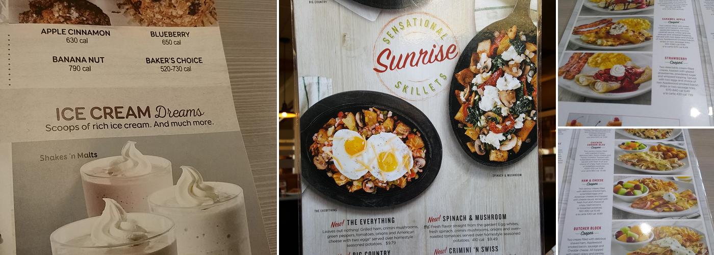 Perkins Restaurant & Bakery Menu