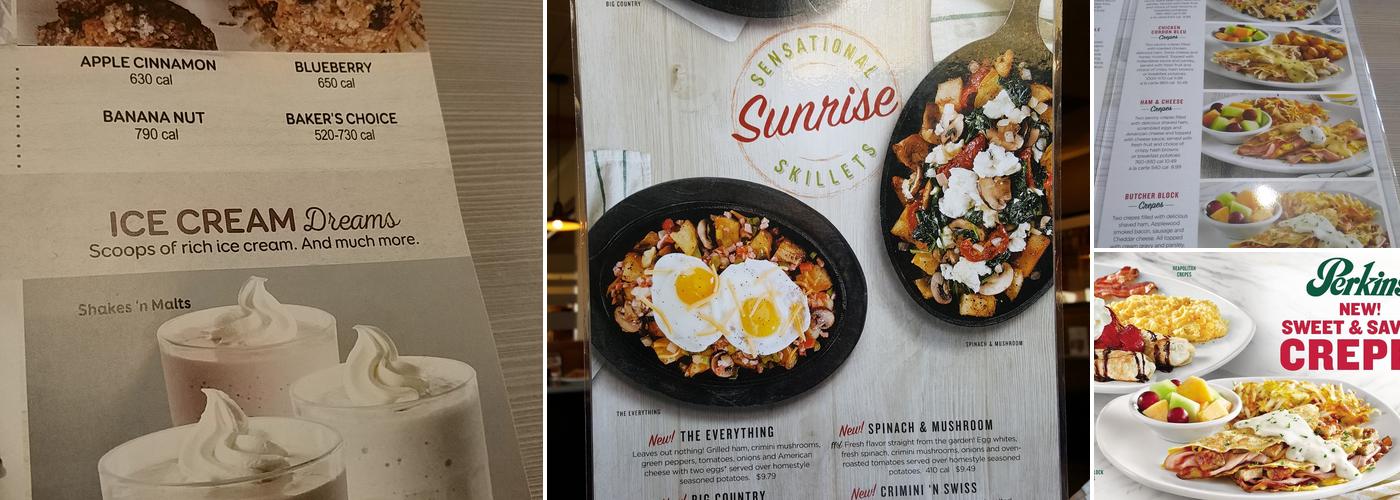 Perkins Restaurant & Bakery Menu