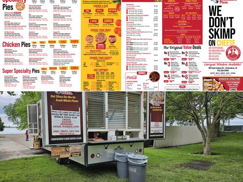 Godfather's Pizza Menu
