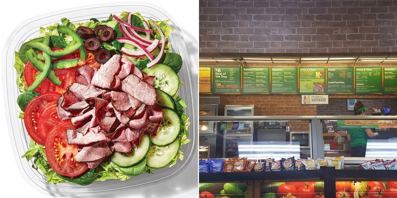Subway Menu