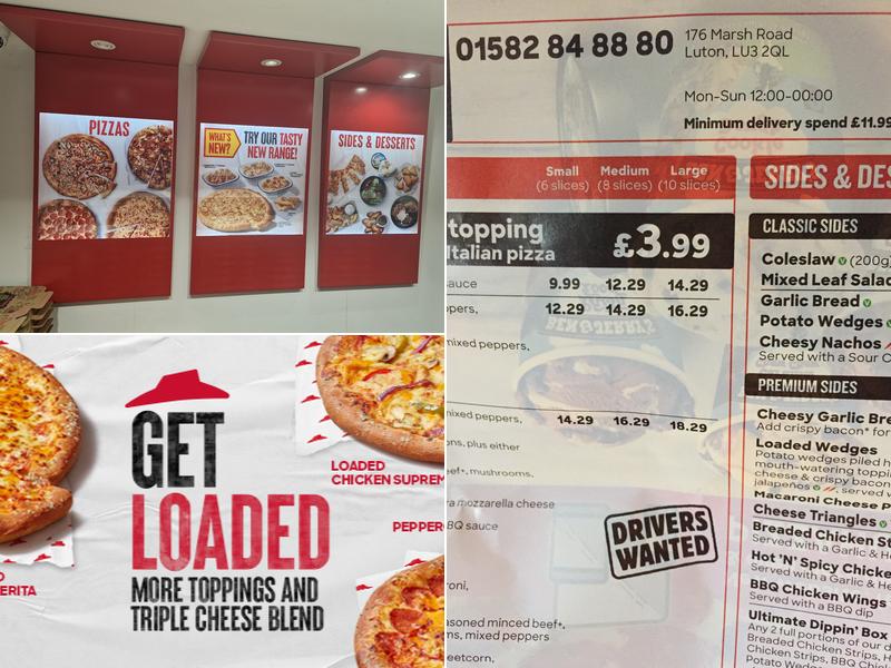 Pizza Hut Delivery Menu