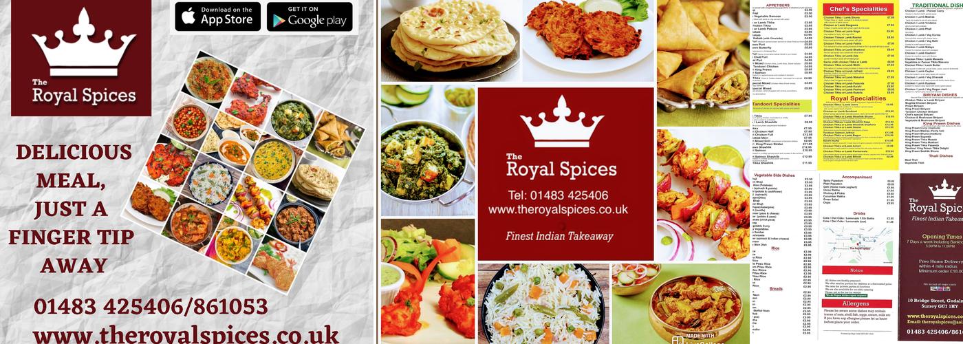 The Royal Spices Menu