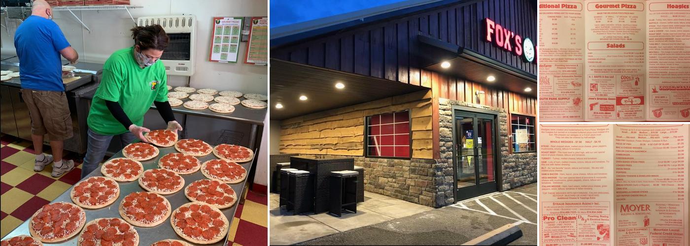 Fox's Pizza Den Menu