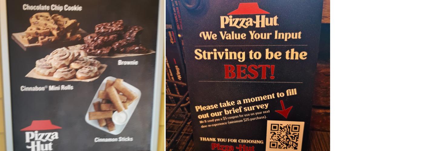 Pizza Hut Menu