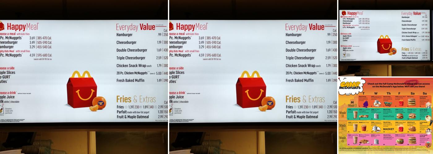 McDonald's Menu