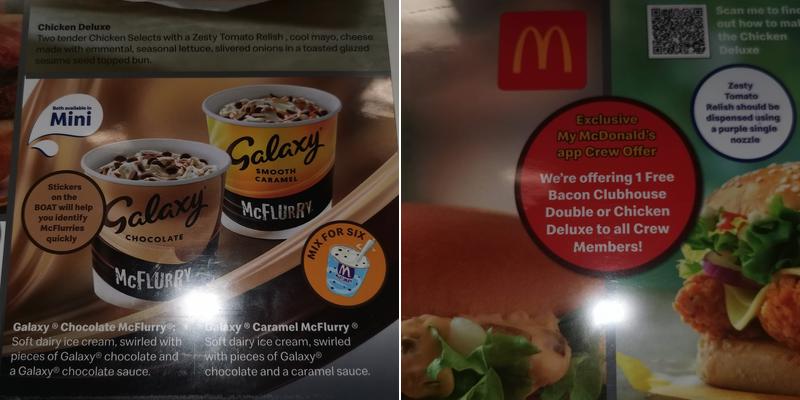 McDonald's Menu