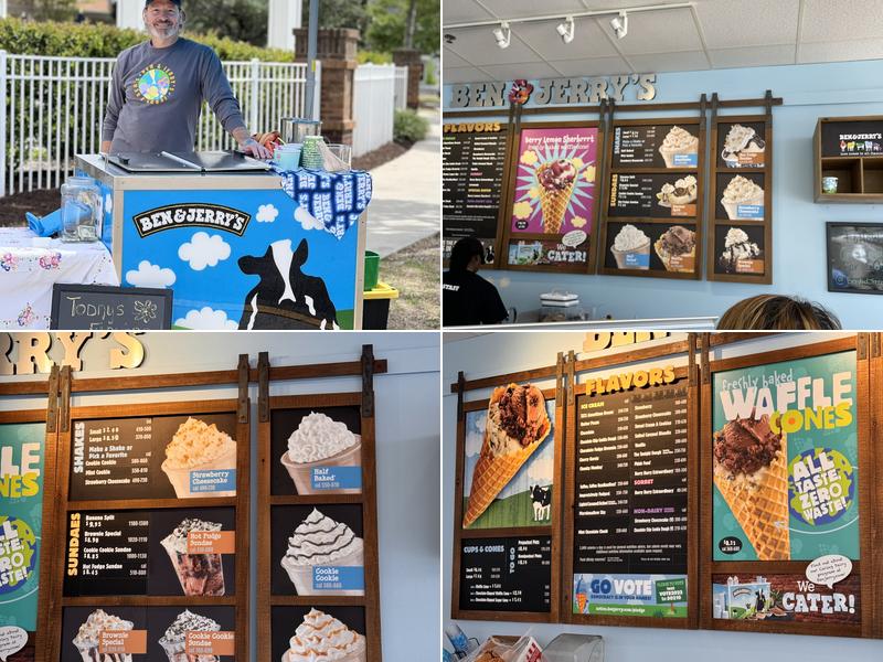 Ben & Jerry's Menu