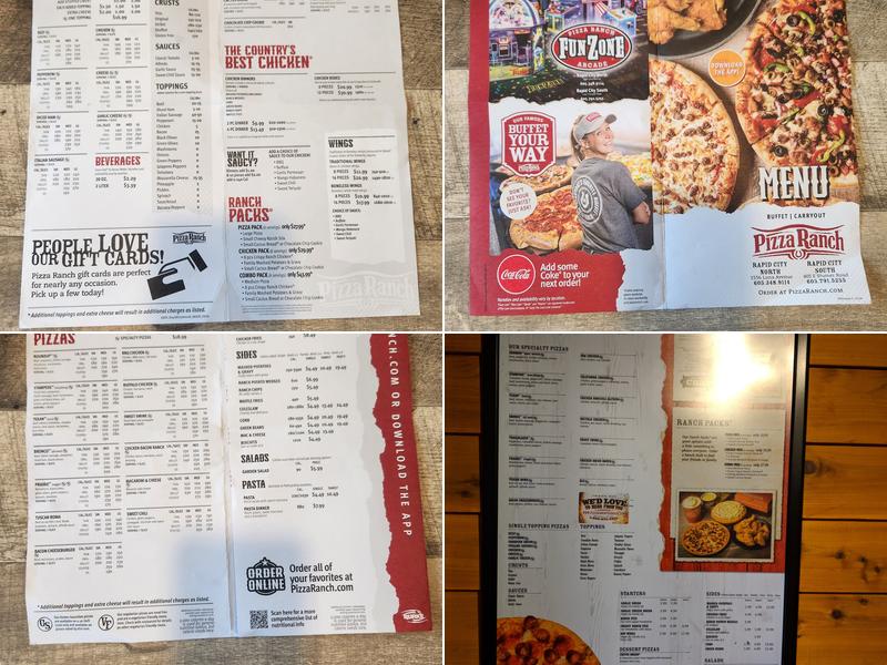 Pizza Ranch Menu