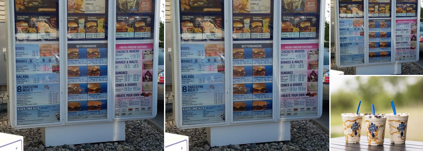Culver’s Menu