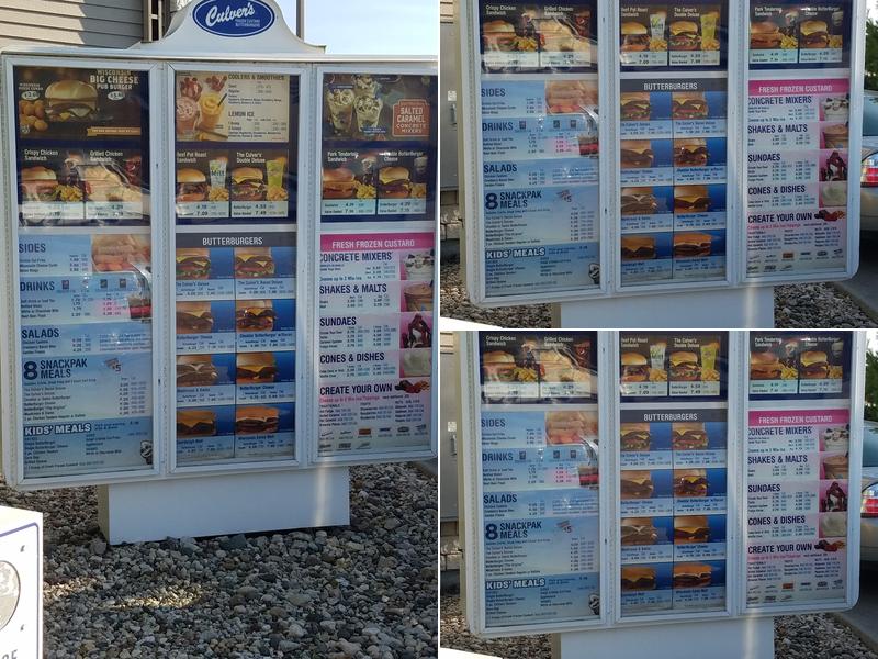 Culver’s Menu