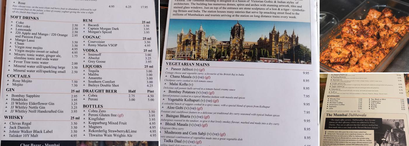 Aamchi Mumbai Menu