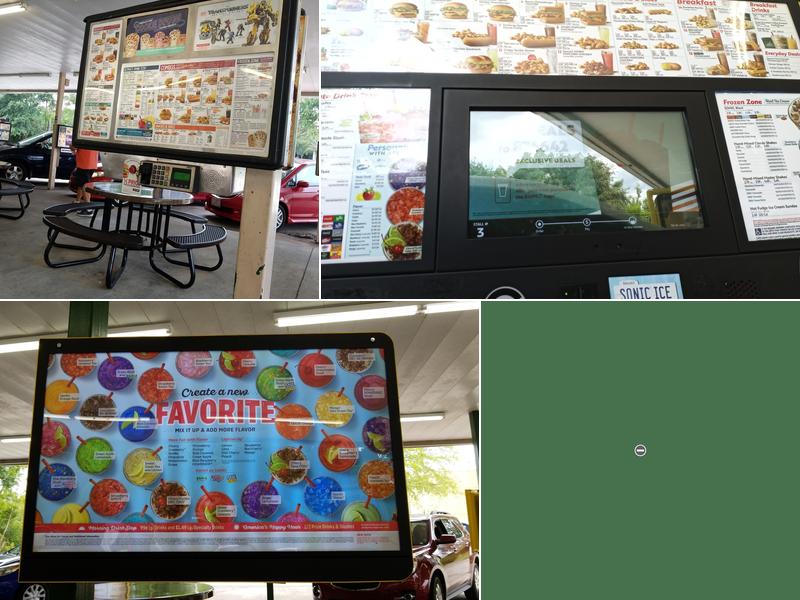 Sonic Drive-In Menu