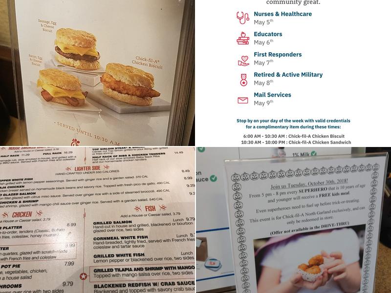 Chick-fil-A Menu