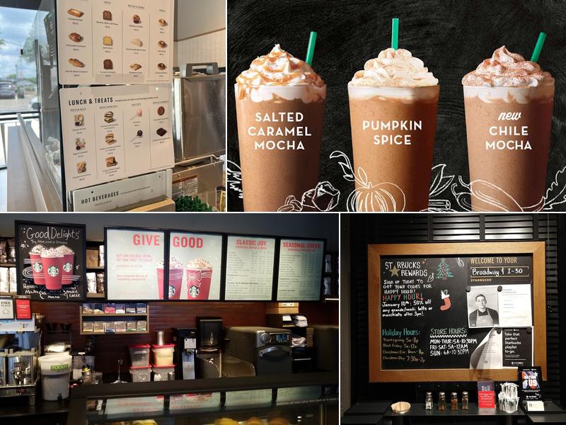 Starbucks Menu