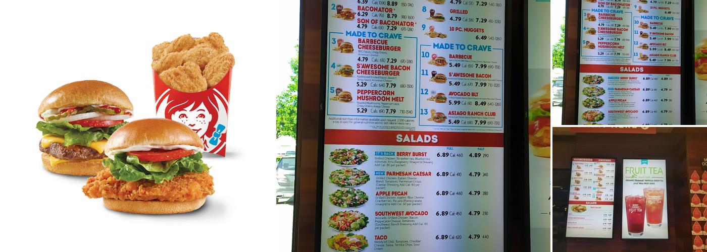 Wendy's Menu