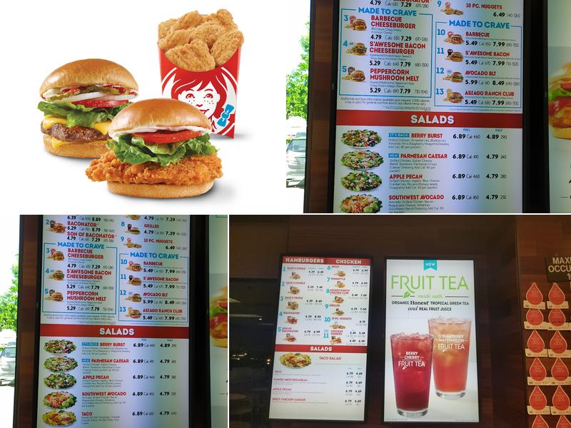 Wendy's Menu