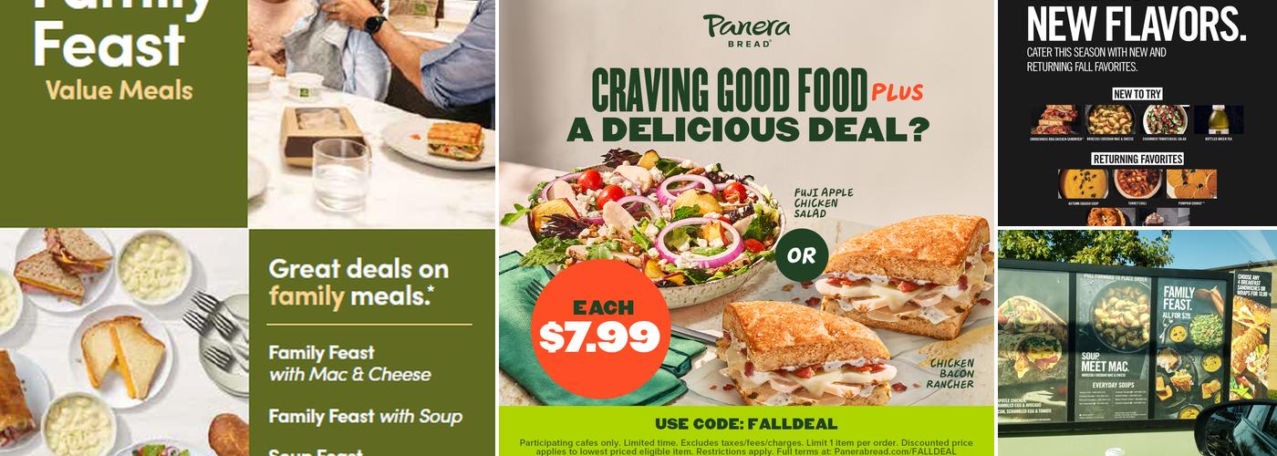 Panera Bread Menu