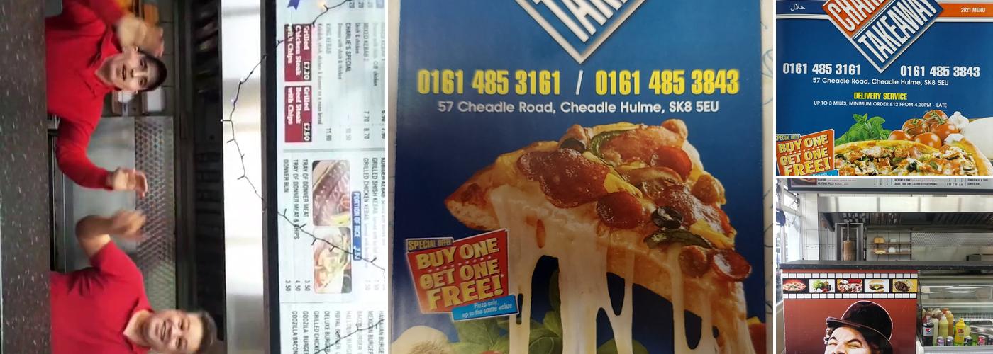 Charlie's Takeaway Menu