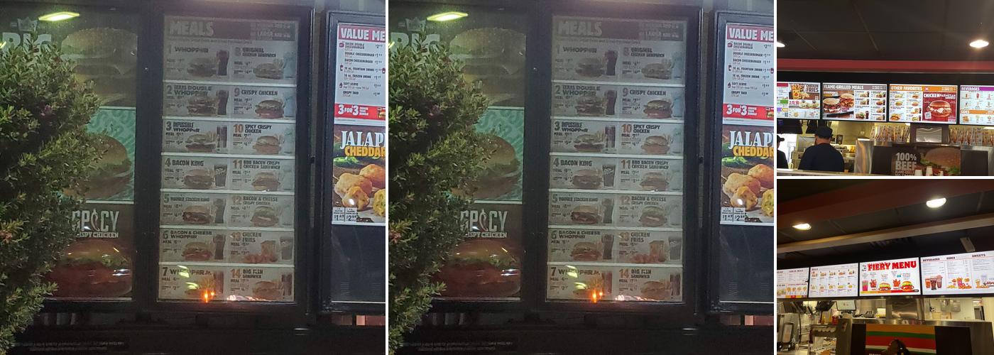 Burger King Menu