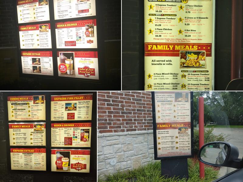 Chicken Express Menu