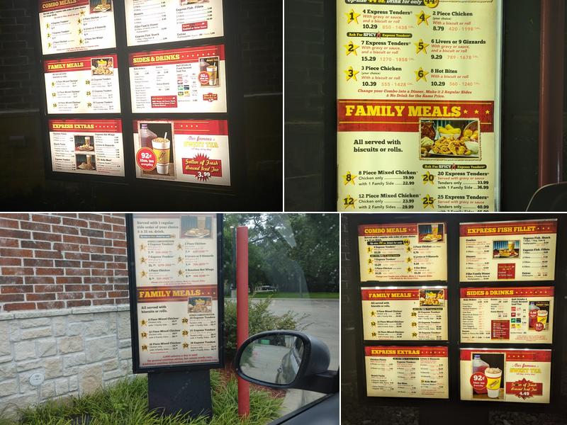 Chicken Express Menu