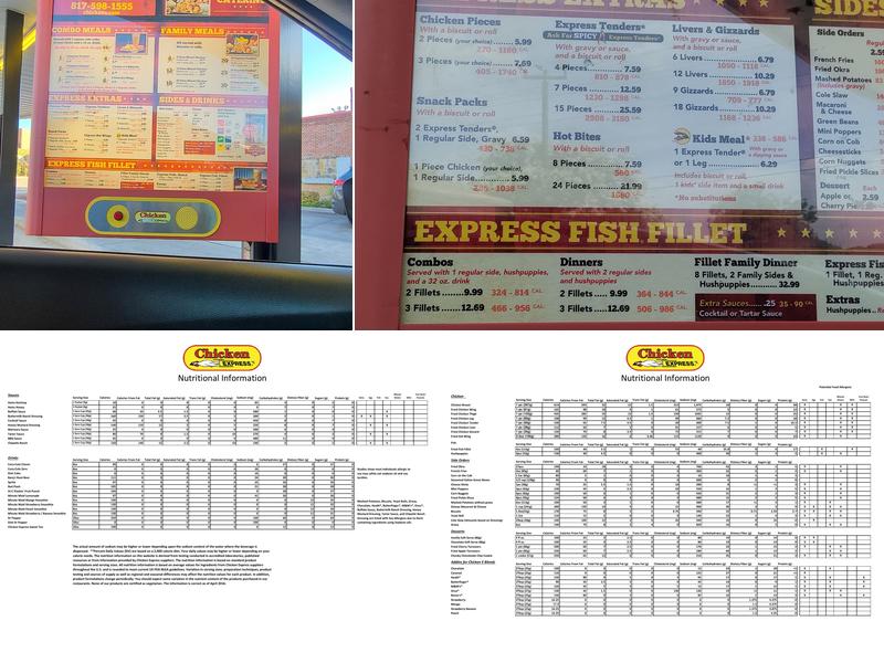 Chicken Express Menu