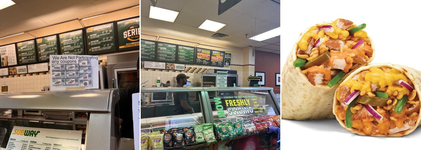 Subway Menu
