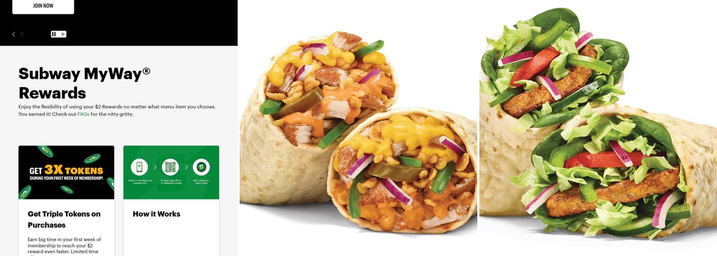 Subway Menu