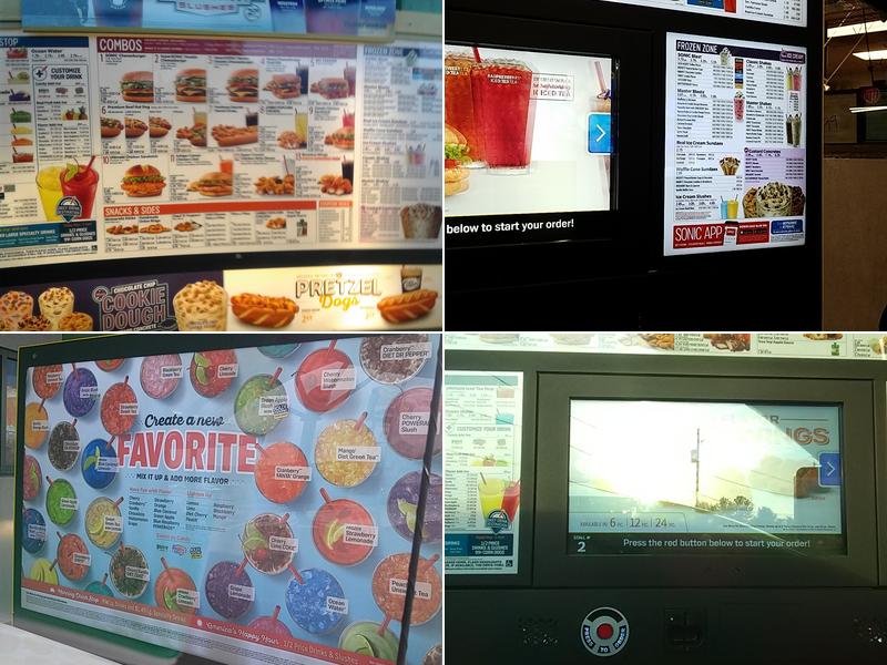 Sonic Drive-In Menu
