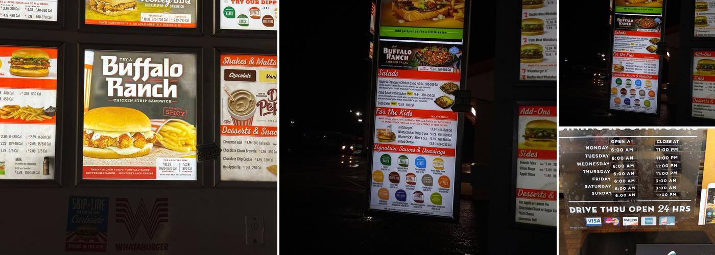 Whataburger Menu