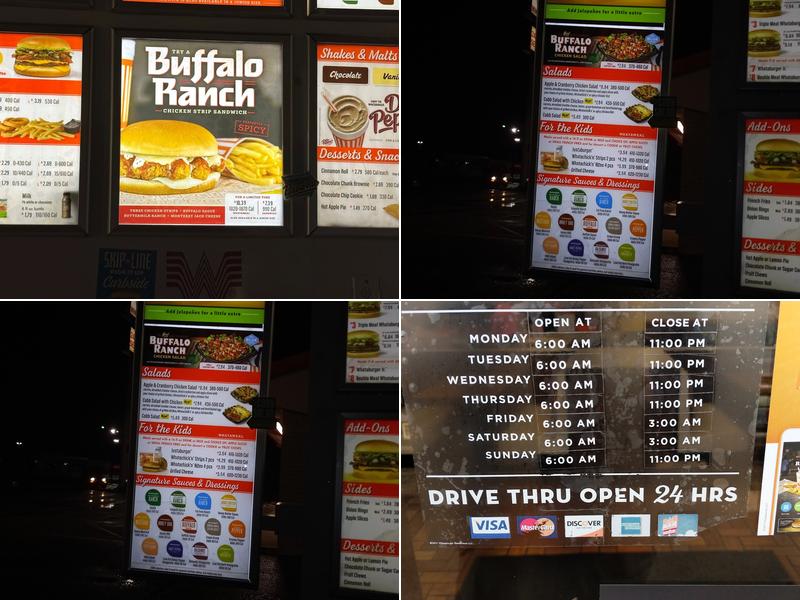 Whataburger Menu
