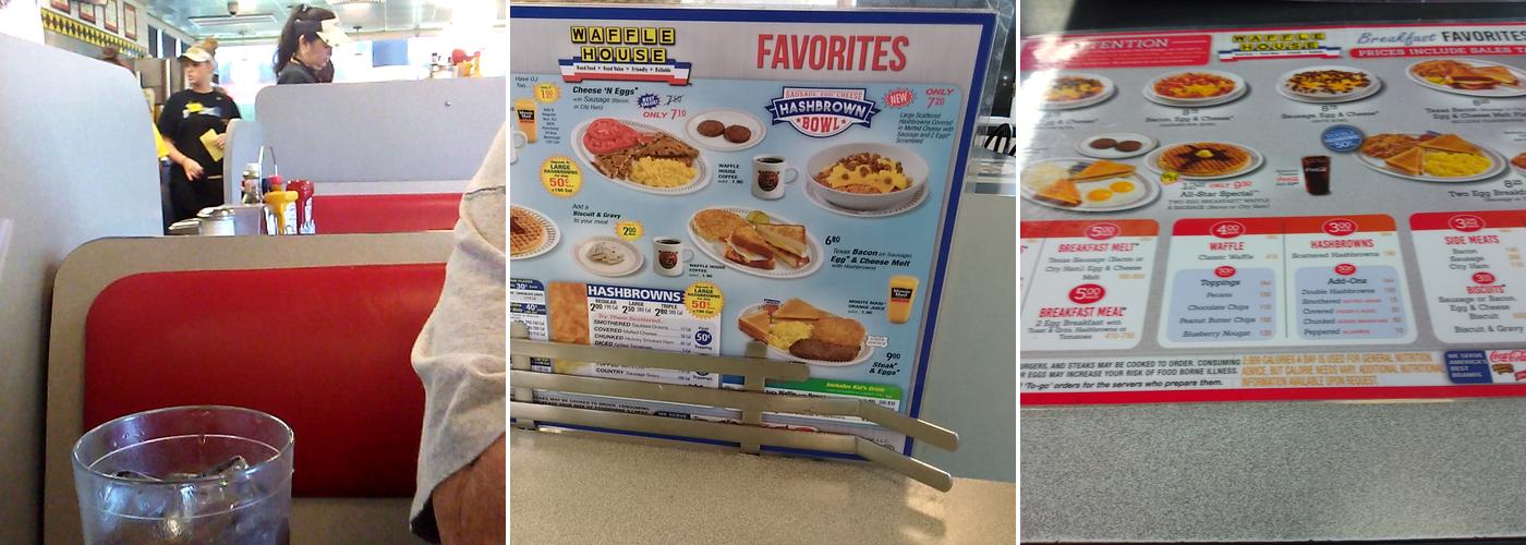 Waffle House Menu