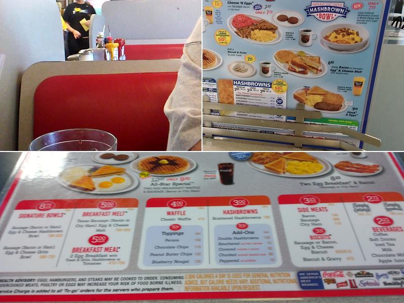 Waffle House Menu