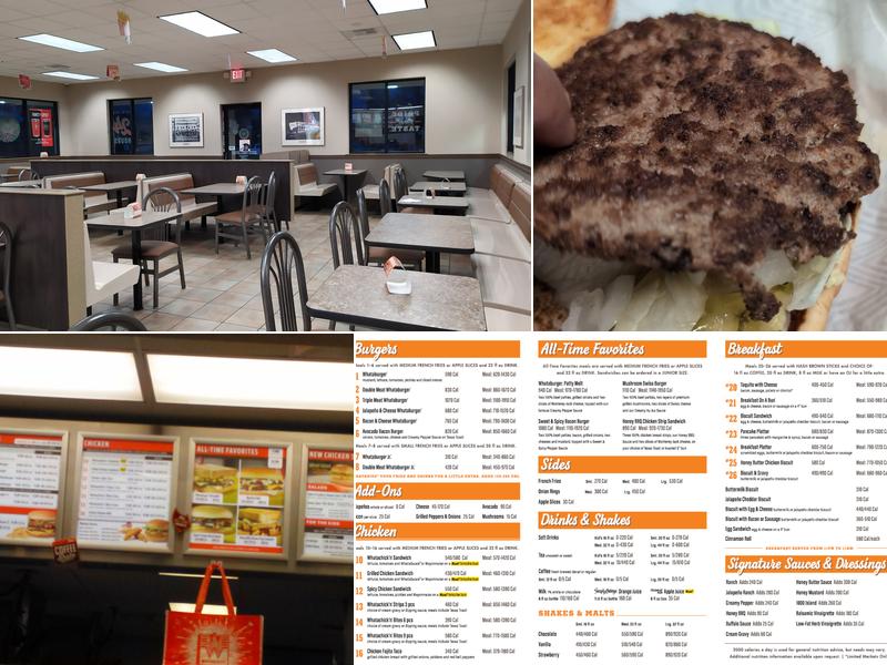 Whataburger Menu