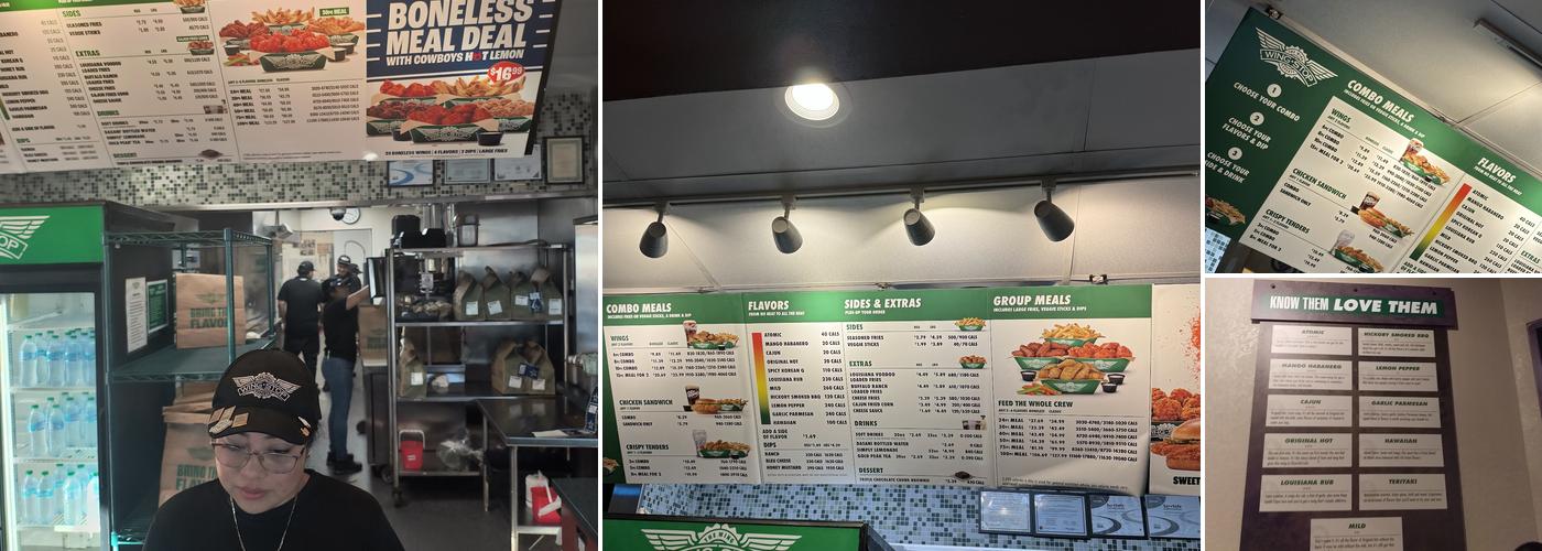 Wingstop Menu