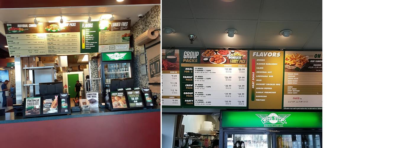 Wingstop Menu